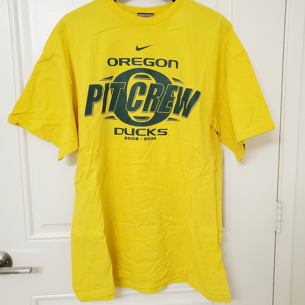 Vintage Nike Pit Crew Ducks Oregon T shirt